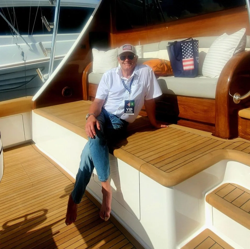 Mac McFadden, Six Fins founder — small operation by design, the captain who answers the phone often runs the trip