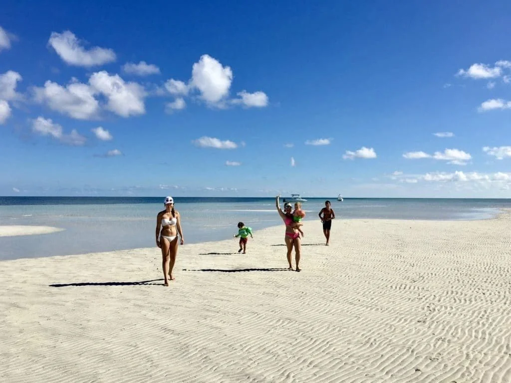 Woman Key Sandbar in the Key West National Wildlife Refuge with secluded turquoise water